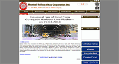 Desktop Screenshot of mrvc.indianrailways.gov.in