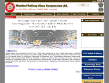 Tablet Screenshot of mrvc.indianrailways.gov.in